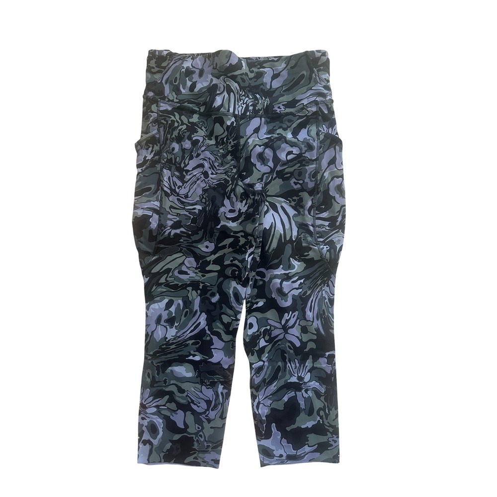 Lululemon Fast and Free High-Rise Crop 19" *5 Pocket Flower Meld Multi size 8